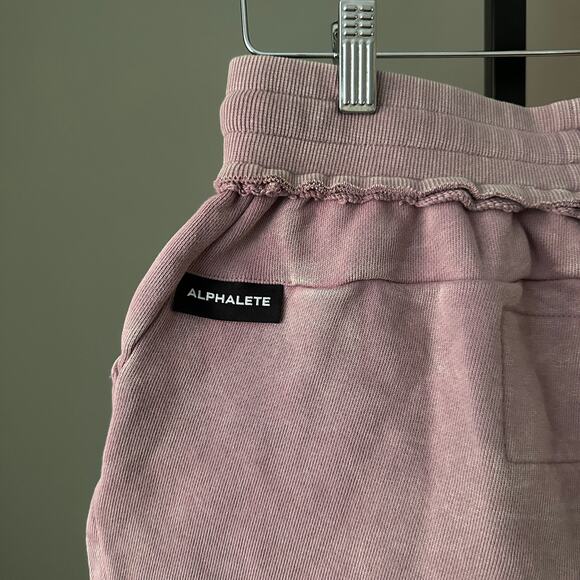 Alphalete Very Terry Rose Quartz Athletic Shorts Small - Picture 5 of 6